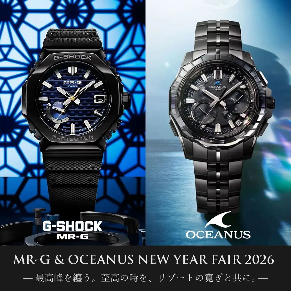 最大60回無金利 & ギフト券進呈｜MR-G & OCEANUS フェア開催中