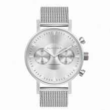 VOLARE CHRONOGRAPH Silver with Mesh Band 42mm VO15CH002M