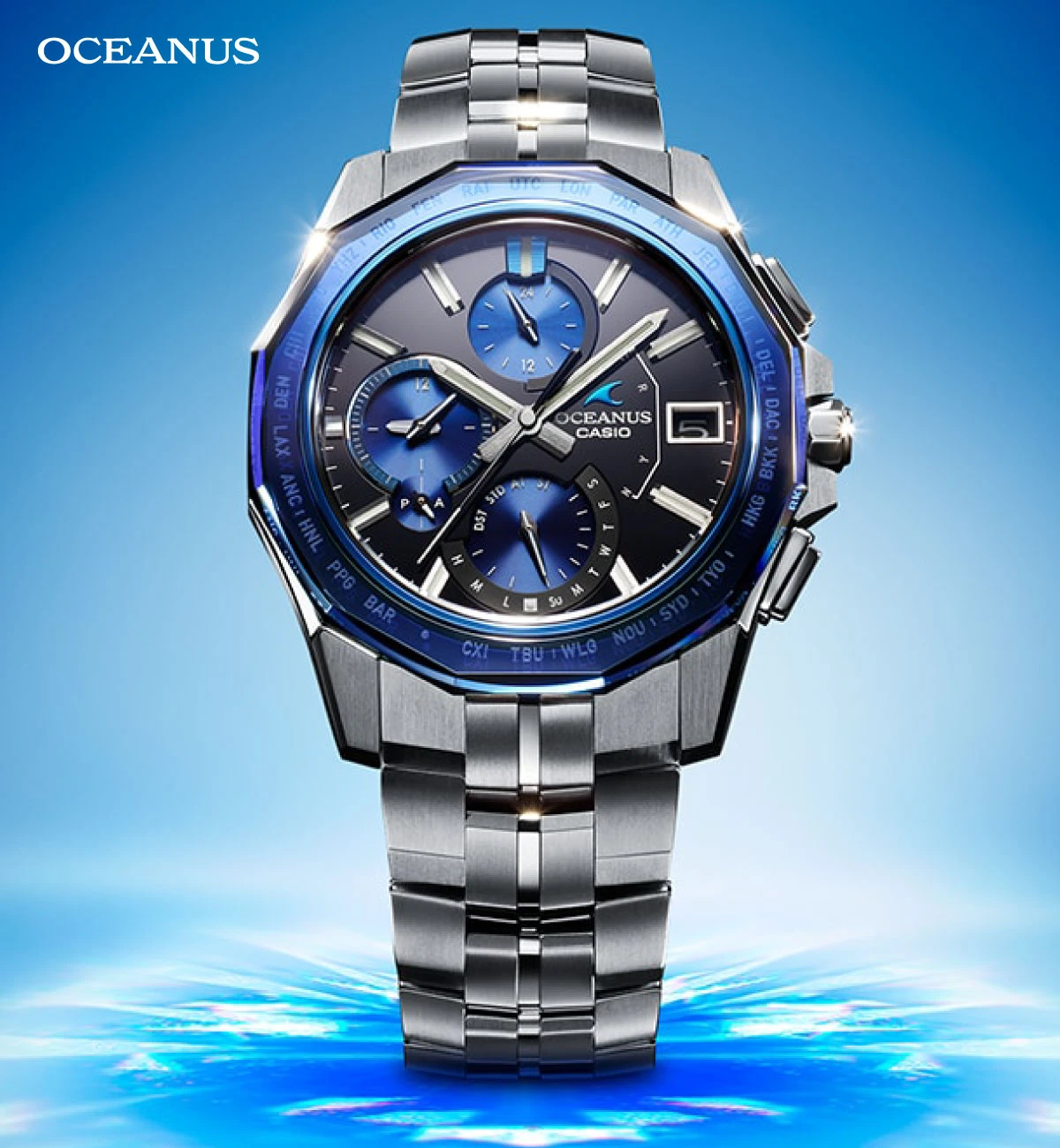 CASIO OCEANUS 腕時計 - 腕時計(アナログ)