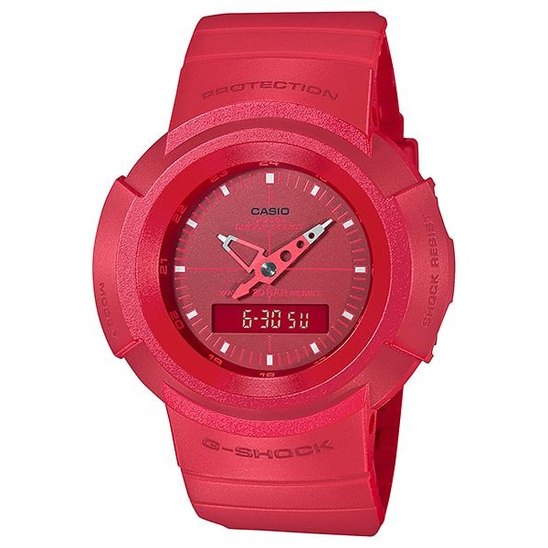 Baby g red top out