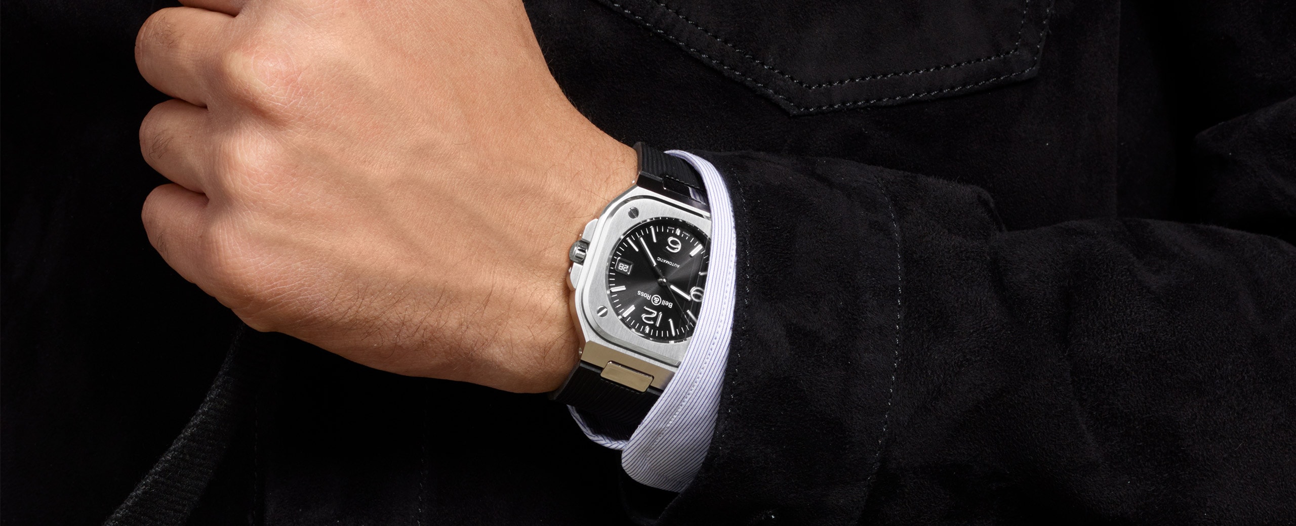 ベル＆ロス Bell & Ross BR05A-BL-ST/SST ブラック メンズ 腕時計