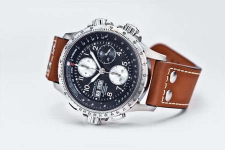 カーキ アビエーション X-WIND AUTO CHRONO H77616533