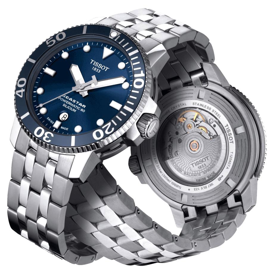 TISSOT SEASTAR 1000 POWERMATIC 80 SILICIUM t120.407.11.041.01