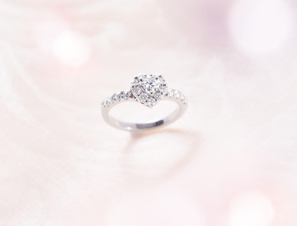 ポンテヴェキオ　ハッピーハート　婚約指輪