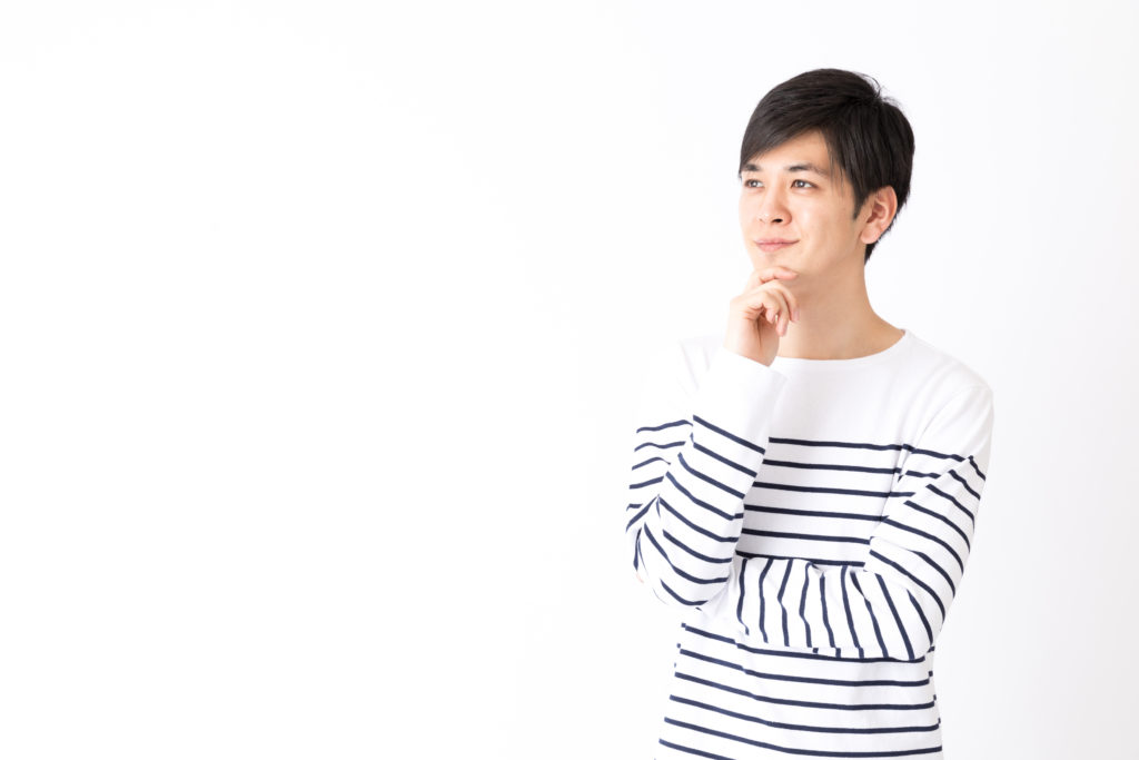 悩んでる男性