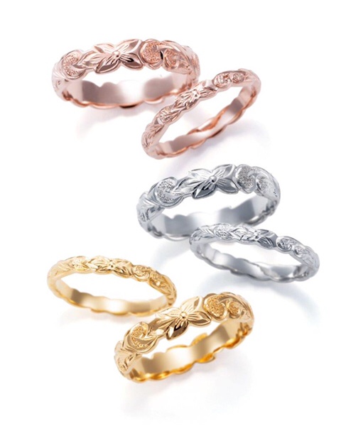 ハワイアンジュエリー　結婚指輪