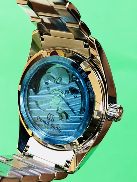 腕時計　メンズ　グランドセイコー  　SBGE211　マスターショップモデル  スプリングドライブ  GMT　裏蓋シースルーバック
