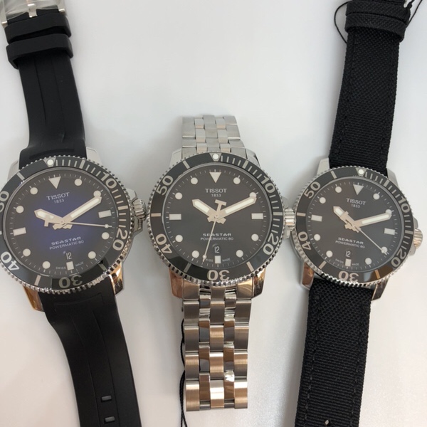 腕時計　ティソダイバーズTISSOT SEASTAR 1000 AUTOMATICのシリーズ