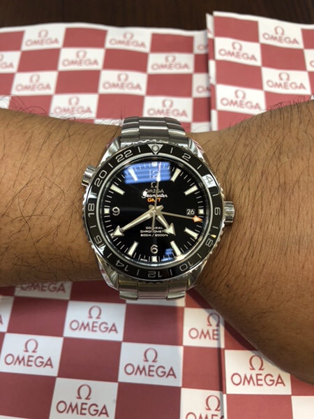 腕時計　シーマスタープラネットオーシャン600m GMT