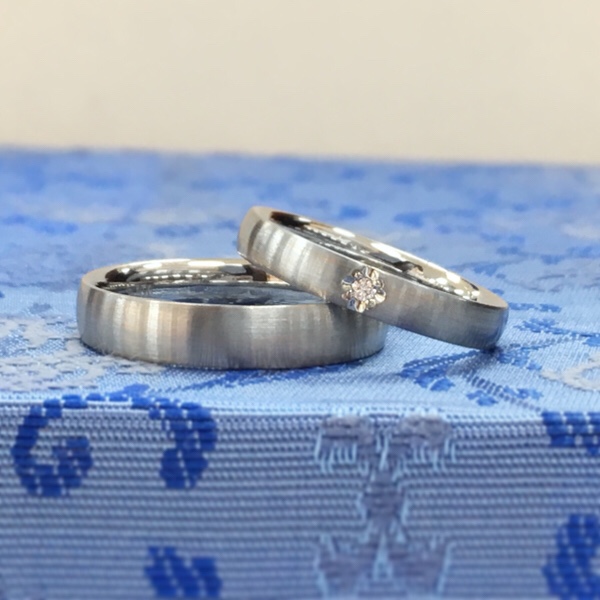 結婚指輪　ペアリング　サムシングブルー Aitherコレクション　Something Blue/Aither　SH-702/SH703