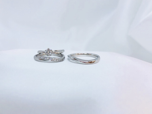 ブライダルリング　結婚指輪　婚約指輪　Cafe Ring Floraison フロレゾン