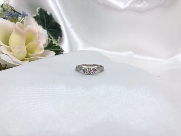 ブライダルリング　engagementring Cafe Ring Ange
