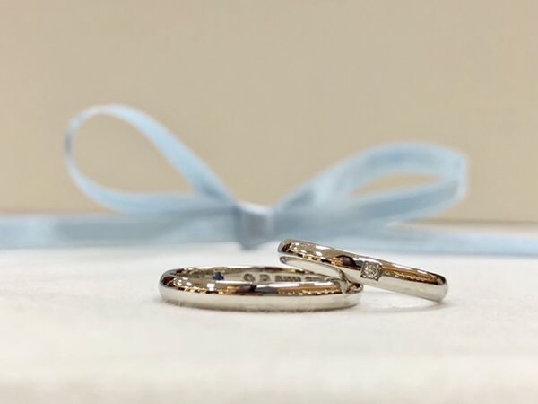 ブライダルリング結婚指輪　Something Blue