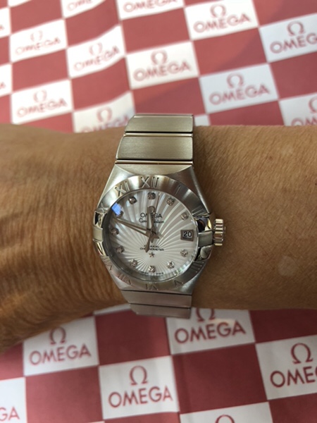 腕時計　OMEGA コンステレーションダイヤモンド付き