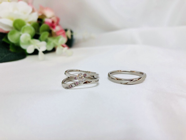 ブライダルリング婚約指輪結婚指輪 Avantage　ピンクベリー