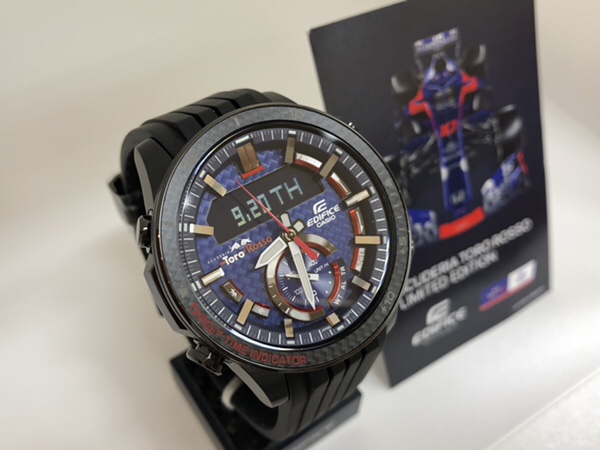 カシオ　エディフィスECB-800TR-2AJRスクーデリア・トロ・ロッソリミテッドエディション