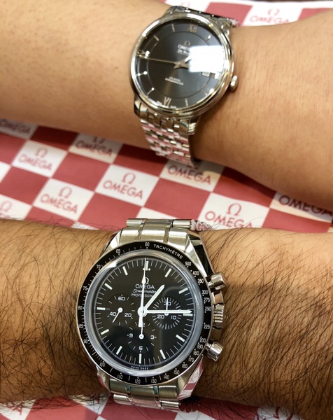 腕時計　オメガデ・ヴィルとスピードマスター
