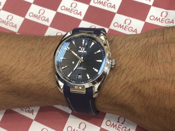 腕時計　OMEGA seamasterアクアテラ