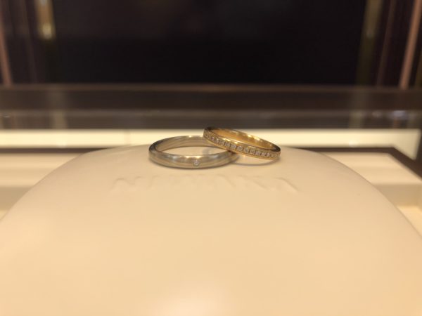 ブライダルリング　結婚指輪　俄 京杢目 長閑（のどか）