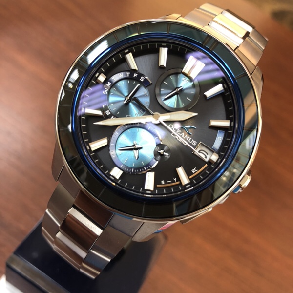 カシオ　オシアナスocw-s4000d-1ajf　江戸切子ニューモデル