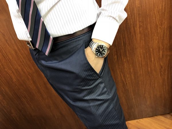 腕時計　グランドセイコー マスターショップ限定モデル SBGA241 スプリングドライブを着用