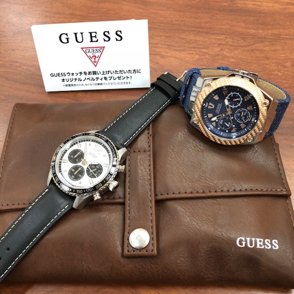 腕時計　GUESS　W1058G1とW0970G4