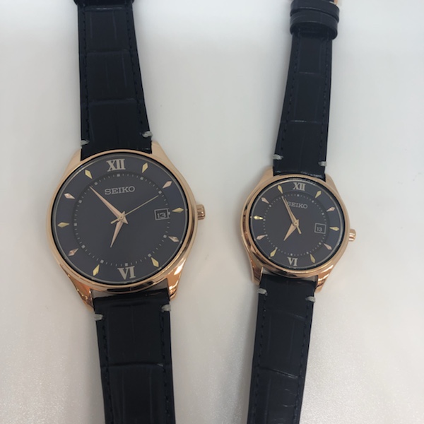 腕時計　SEIKOウォッチペアモデル　SBPX116とSTPX066
