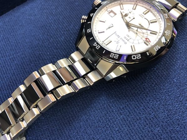 腕時計　グランドセイコー マスターショップ限定モデル SBGC221 スプリングドライブのベルト側