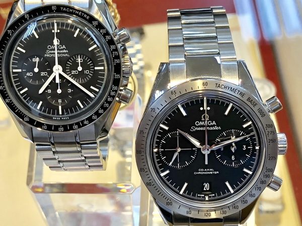 腕時計　スピードマスター'57とスピードマスタープロフェッショナル