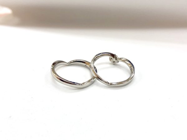 ブライダルリング　婚約指輪と結婚指輪　ロディコのCuore Segreto （クオーレセグレト）ハート型デザイン