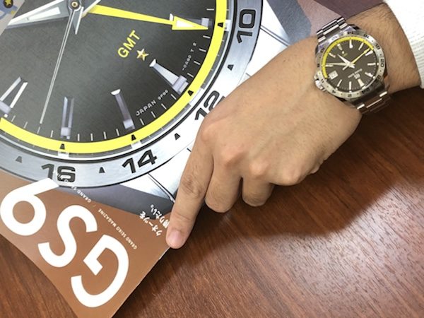 腕時計　グランドセイコーSBGN001世界限定800本。