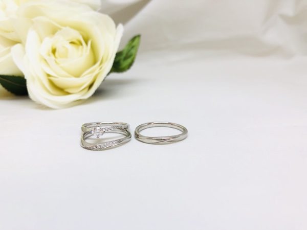 ブライダルリング　婚約指輪と結婚指輪　Quand  de  Mariage（クワンドゥマリアージュ）