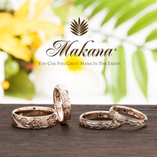 ブライダルリング　ハワイアンジュエリーMakana（マカナ）