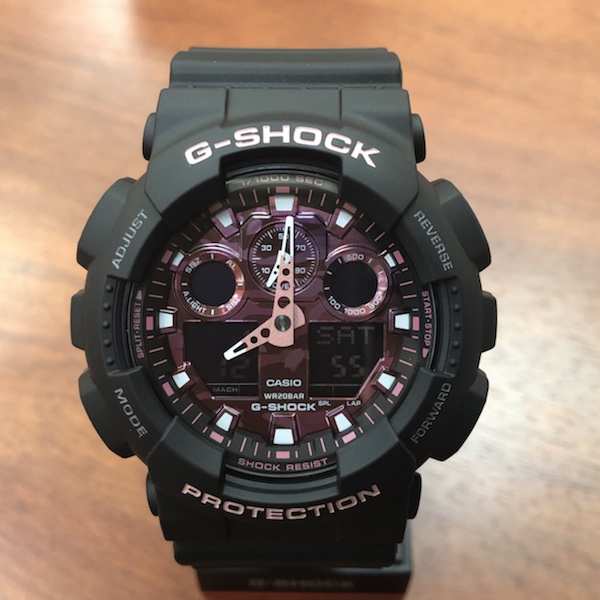 腕時計　g-shock GA-100TCB-1AJR　桜をテーマ