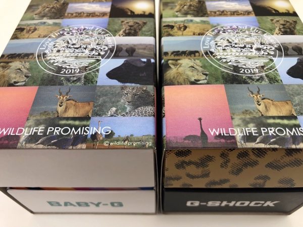 腕時計用box Love The Sea And The Earth WILDLIFE PROMISING BA-255WLP-7AJR とGG-1000WLP-1AJRのbox