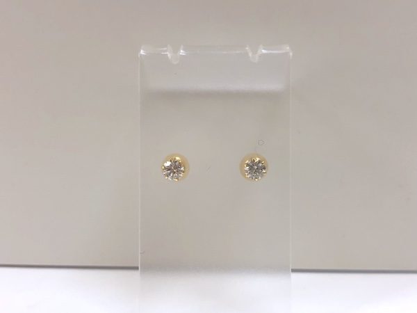 ファッションジュエリー　ダイヤモンド付きピアス