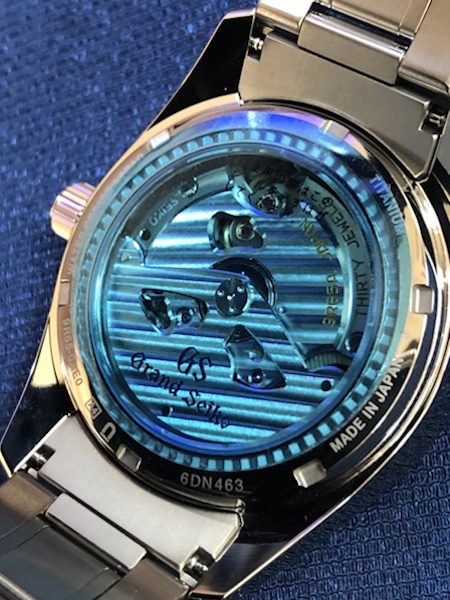 腕時計　マスターショップ限定モデル   SBGA241   スプリングドライブ　裏蓋側