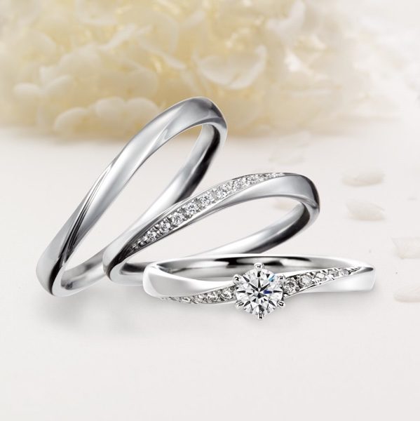 ブライダルリング　婚約指輪　結婚指輪　エンゲージリング　マリッジリング　Quand de Mariage　クワンドゥマリアージュ　Toujours ensemble（トゥジュ-ル・アンサンブル）