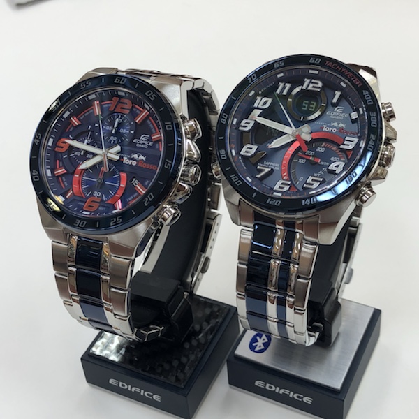 腕時計　casio EDIFICE✖︎Toro Rosso スクーデリアトロロッソ　EFR-564TR　ECB-900TR