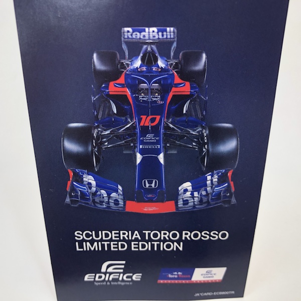 EDIFICE✖︎Toro Rosso　スクーデリアトロロッソ