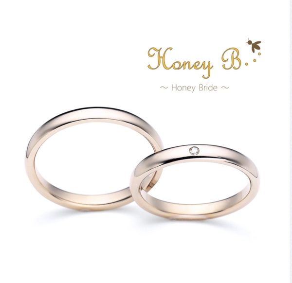 ブライダルリング　結婚指輪　マリッジリング　Honey Bride ハニーブライド　Marron マロン　沖縄の宝石店