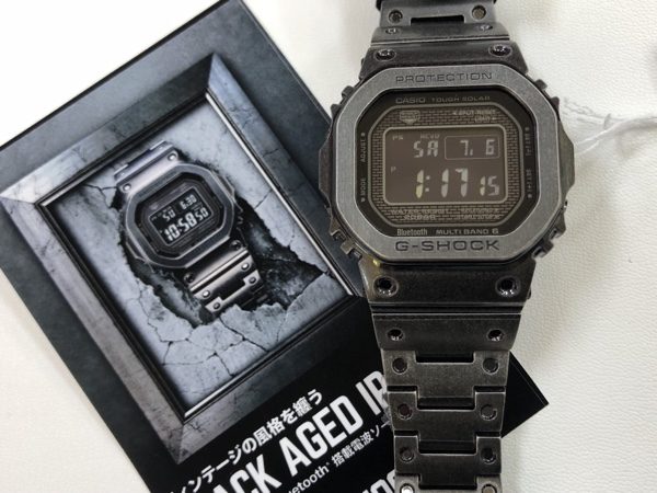G-SHOCK フルメタル スクエアデザイン GMW-B5000V-1JR