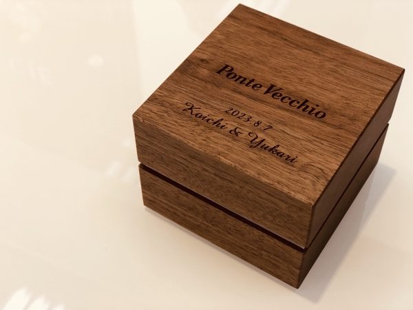 ブライダルブランド　ポンテヴェキオのbox