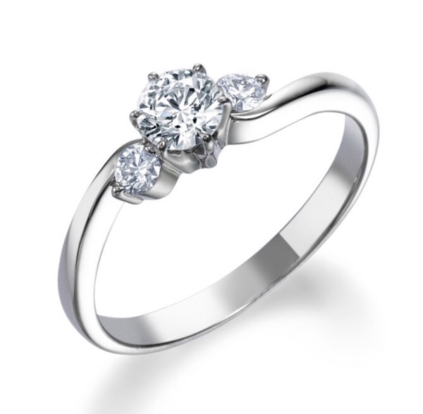 ブライダルリング　ROYAL ASSCHER　#ERA680