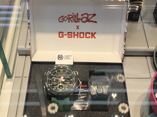 腕時計　Gorillaz コラボ G-shock