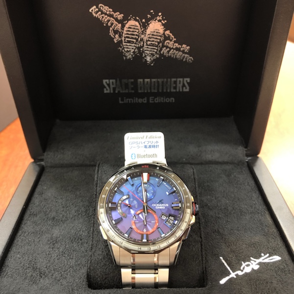 オシアナス　宇宙兄弟コラボレーションモデルOCW-G2000SB-2AJR