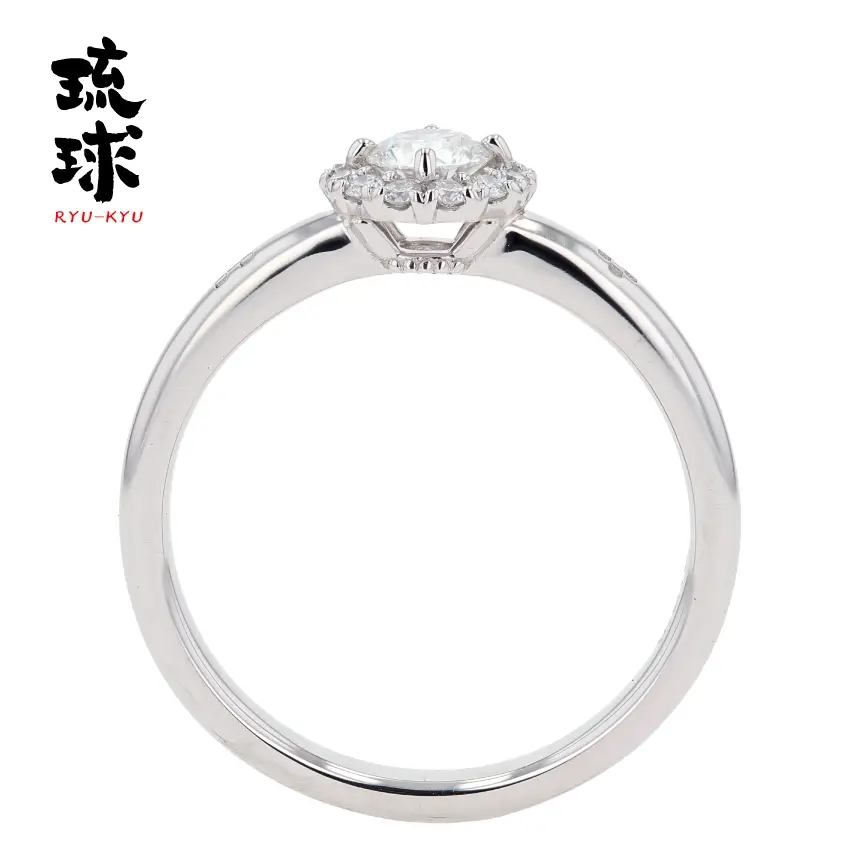 山城時計店 琉球 てぃーだまーる 婚約指輪 側面