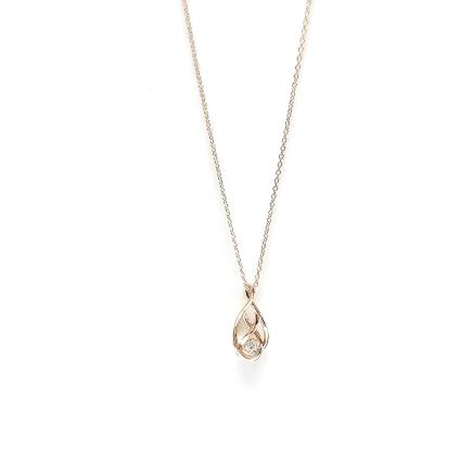 N129 K18 ダイヤモンドネックレス