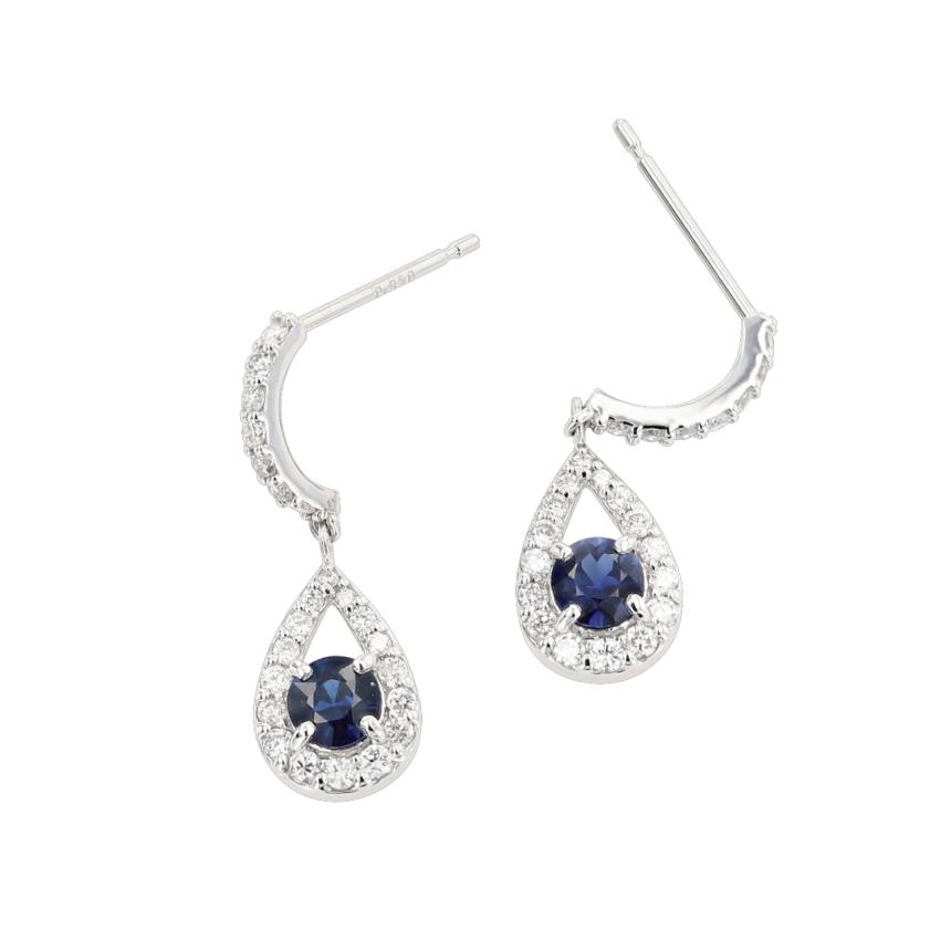 PT サファイアピアス #56864|ピアス|株式会社山城時計店