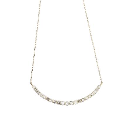 N105 K18 ダイヤモンドネックレス #40003